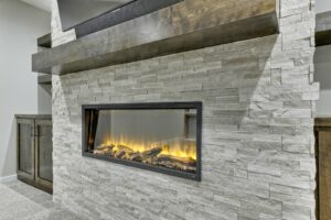 Schriever Fireplace - Omaha Basement Finishing and Remodeling Contractors