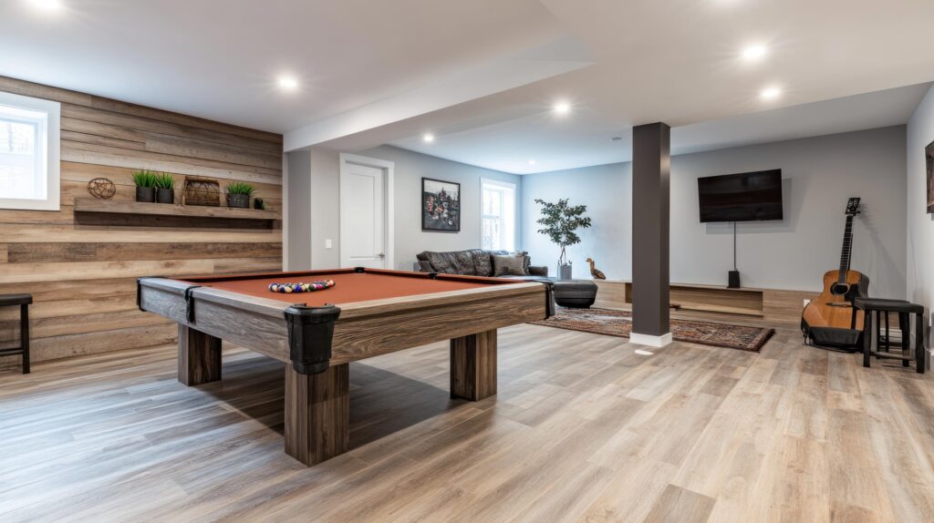 basement flooring options