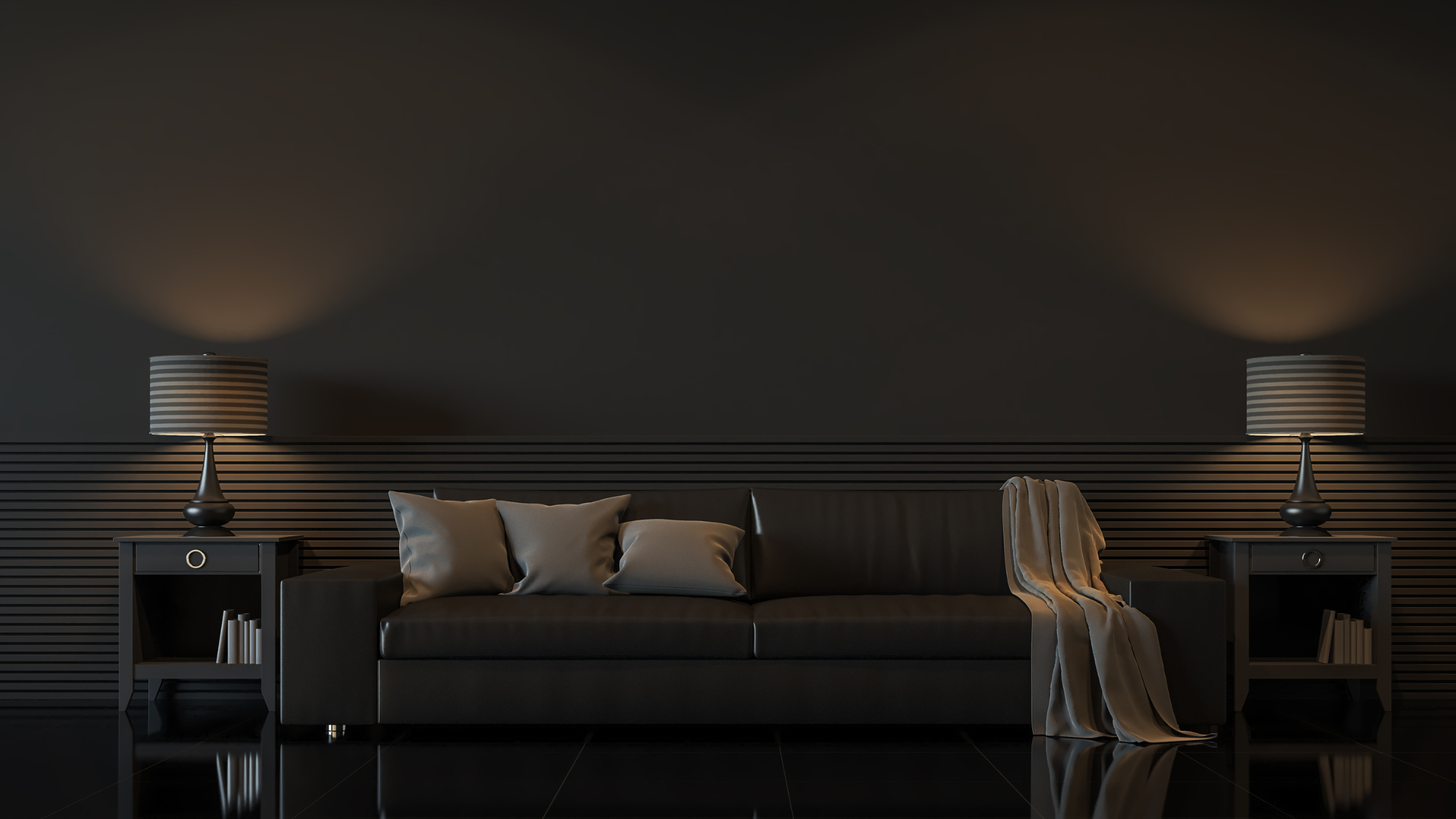 Black Ceiling Basement